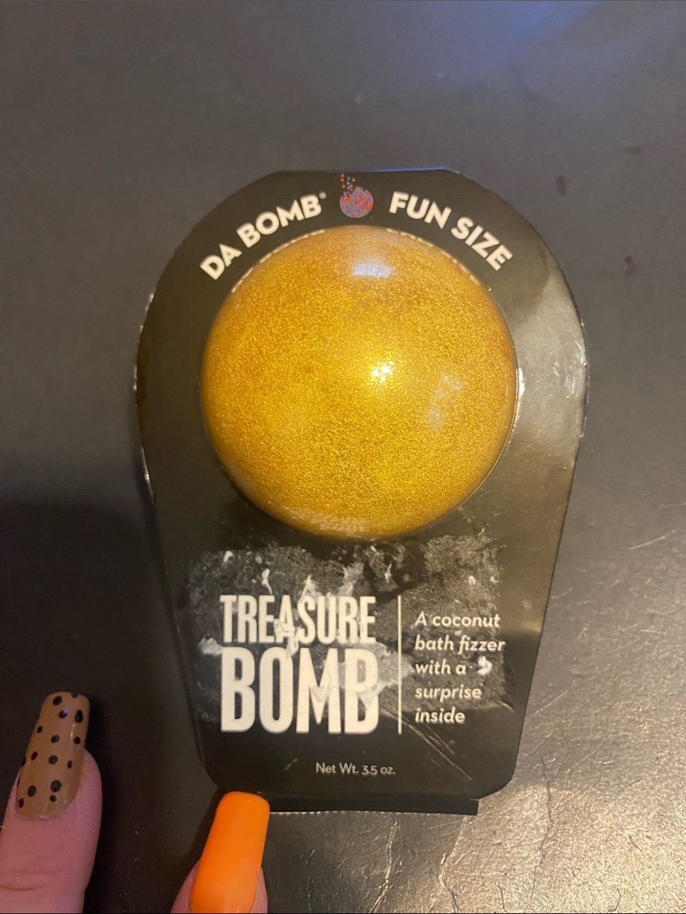Treasure Bomb Gold Fun Size Bath Fizzer